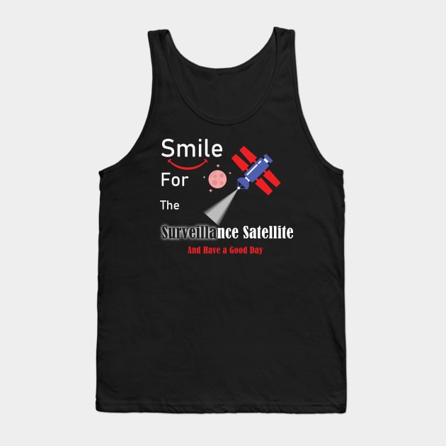 surveillance satellite Tank Top by Yaman